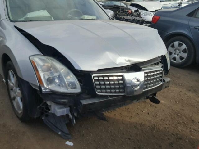 1N4BA41E55C826684 - 2005 NISSAN MAXIMA SE SILVER photo 9