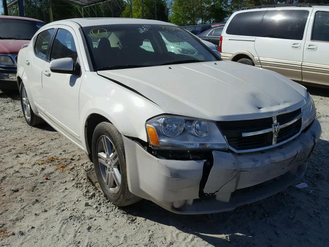 1B3CC5FB3AN234603 - 2010 DODGE AVENGER R/ WHITE photo 1