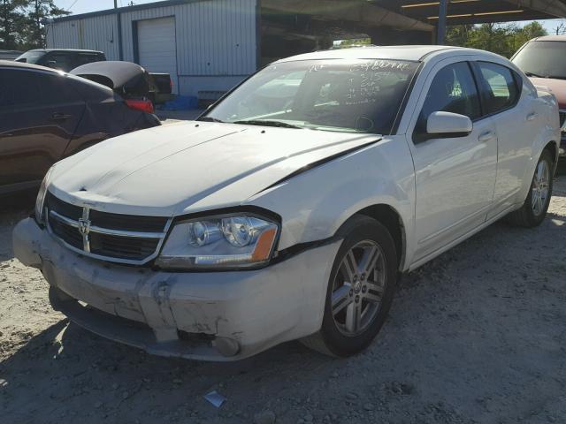 1B3CC5FB3AN234603 - 2010 DODGE AVENGER R/ WHITE photo 2