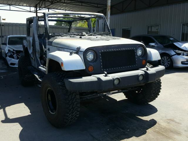 1J4GB59197L111411 - 2007 JEEP WRANGLER S ვერცხლისფერი ფოტო 1