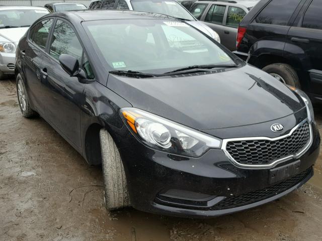 KNAFX4A6XG5566323 - 2016 KIA FORTE LX BLACK photo 1