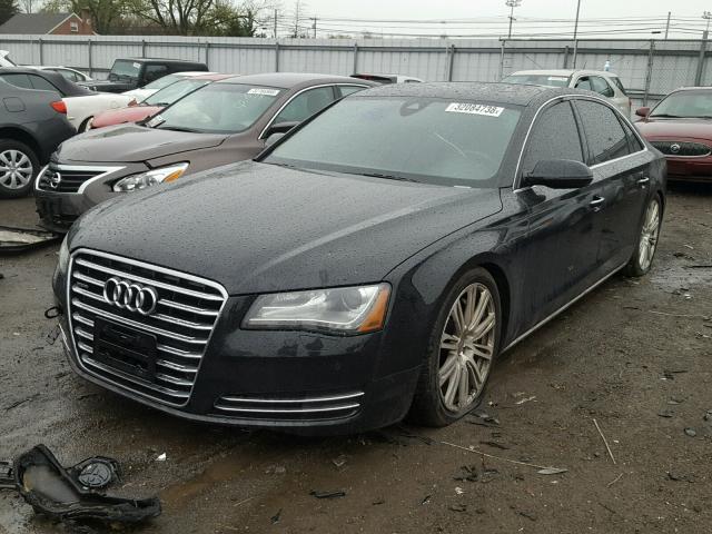 WAURVAFD3CN024872 - 2012 AUDI A8 L QUATT BLACK photo 2