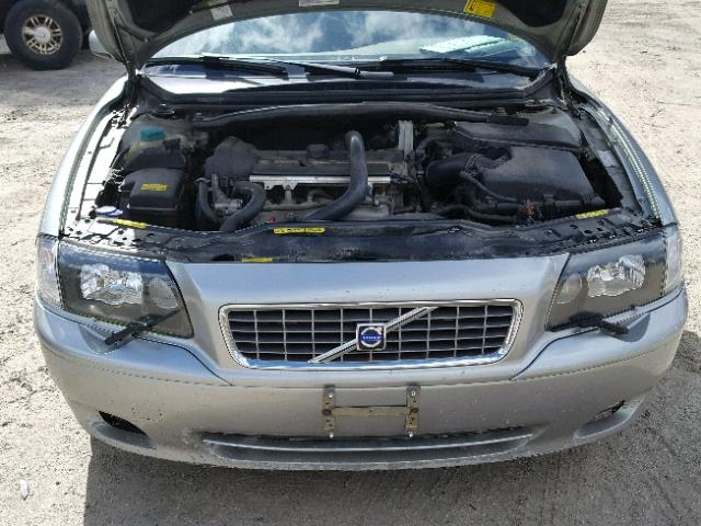 YV1TH59H341356237 - 2004 VOLVO S80 2.5T SILVER photo 7