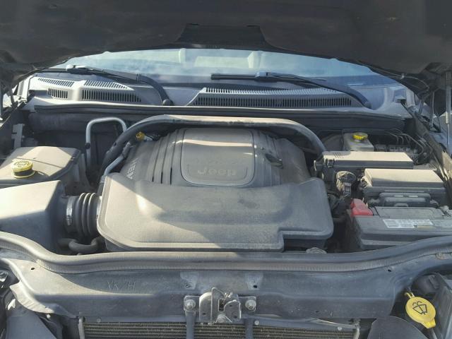 1J8HH58287C536386 - 2007 JEEP COMMANDER BLACK photo 7