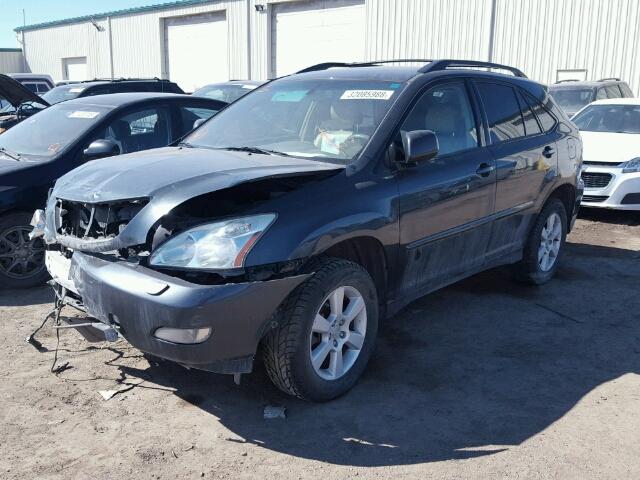 JTJHA31U040071902 - 2004 LEXUS RX 330 GRAY photo 2