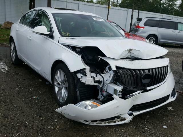 2G4GK5EX4E9208533 - 2014 BUICK REGAL WHITE photo 1