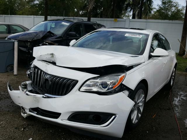 2G4GK5EX4E9208533 - 2014 BUICK REGAL WHITE photo 2