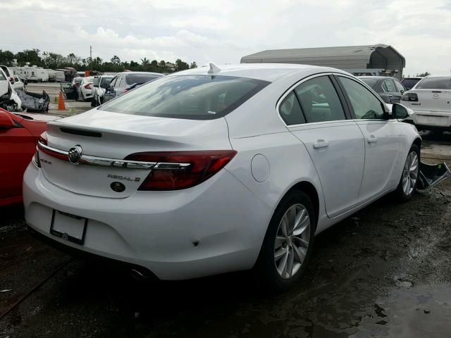 2G4GK5EX4E9208533 - 2014 BUICK REGAL WHITE photo 4