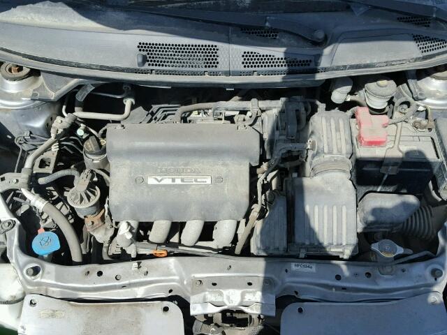 JHMGD37647S813059 - 2007 HONDA FIT S SILVER photo 7