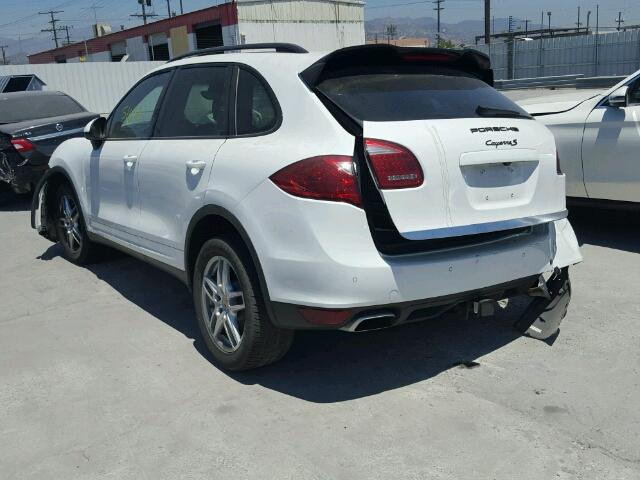 WP1AB2A29DLA80671 - 2013 PORSCHE CAYENNE S WHITE photo 3