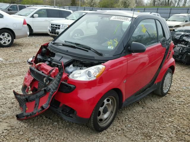 WMEEJ3BA8DK682809 - 2013 SMART FORTWO PUR RED photo 2