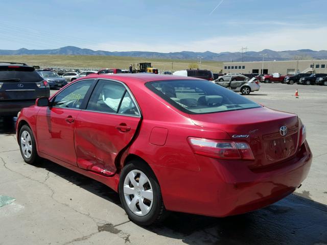 4T1BE46K07U073572 - 2007 TOYOTA CAMRY NEW RED photo 3