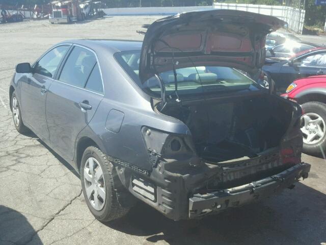 4T1BE46K59U333337 - 2009 TOYOTA CAMRY BASE GRAY photo 3