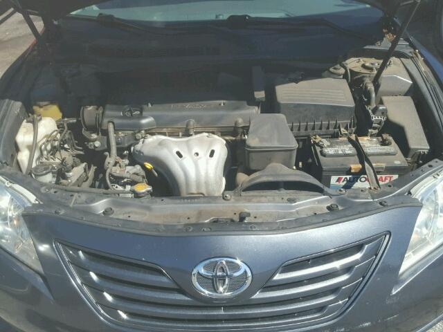 4T1BE46K59U333337 - 2009 TOYOTA CAMRY BASE GRAY photo 7