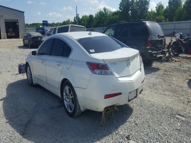 19UUA86519A007645 - 2009 ACURA TL WHITE photo 3