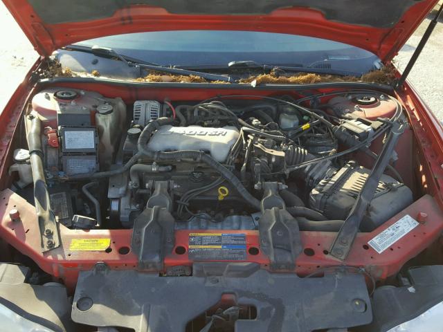 2G1WW12E259312219 - 2005 CHEVROLET MONTE CARL 红色 照片 7