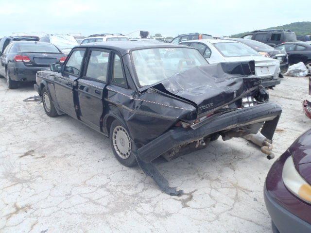 YV1AS8803N1167267 - 1992 VOLVO 240 BASE BLACK photo 3