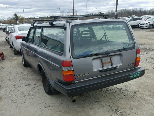 YV1AW8800P1941341 - 1993 VOLVO 240 GRAY photo 3