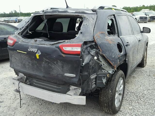 1C4PJLCB3FW656757 - 2015 JEEP CHEROKEE L BLACK photo 4