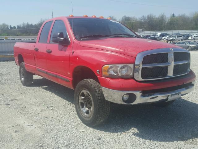 3D7KU28CX4G203623 - 2004 DODGE RAM 2500 S RED photo 1