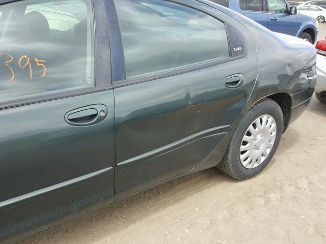2B3HD46R91H593117 - 2001 DODGE INTREPID S Yaşıl foto 9