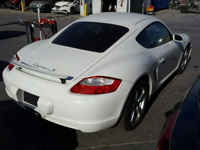 WP0AB29806U783020 - 2006 PORSCHE CAYMAN S WHITE photo 4