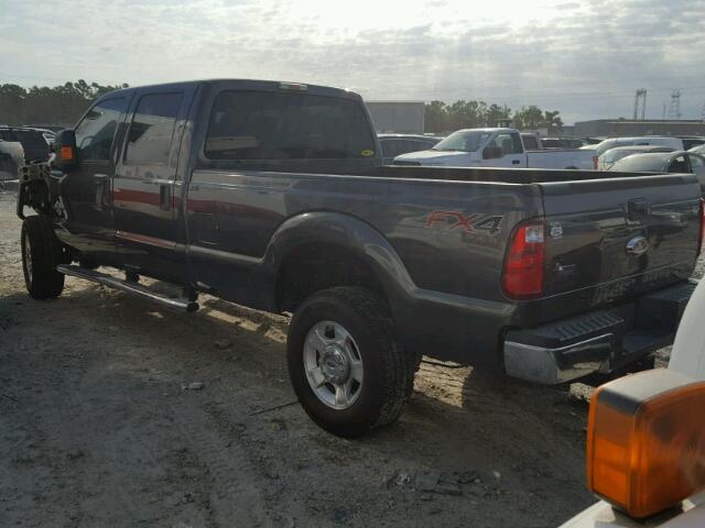 1FT8W3BT8GEA70630 - 2016 FORD F350 SUPER GRAY photo 3