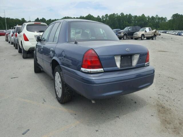 2FAFP71W67X117231 - 2007 FORD CROWN VICT BLUE photo 3