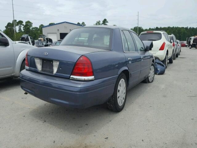 2FAFP71W67X117231 - 2007 FORD CROWN VICT BLUE photo 4