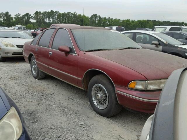1G1BL53E2PR117260 - 1993 CHEVROLET CAPRICE CL MAROON photo 1