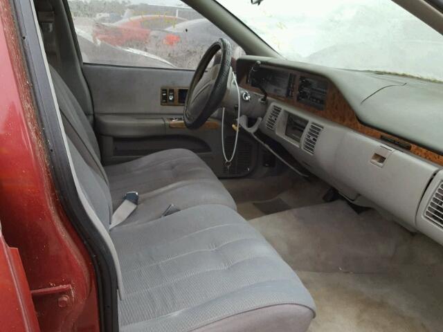 1G1BL53E2PR117260 - 1993 CHEVROLET CAPRICE CL MAROON photo 5