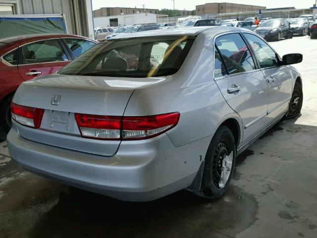 1HGCM56333A052674 - 2003 HONDA ACCORD SILVER photo 4