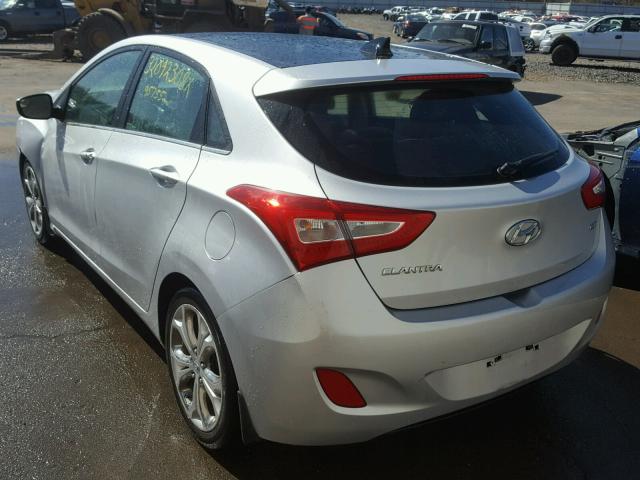 KMHD35LH9EU183949 - 2014 HYUNDAI ELANTRA GT SILVER photo 3