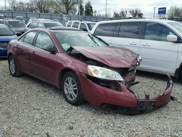 1G2ZG548354141374 - 2005 PONTIAC G6 MAROON photo 1