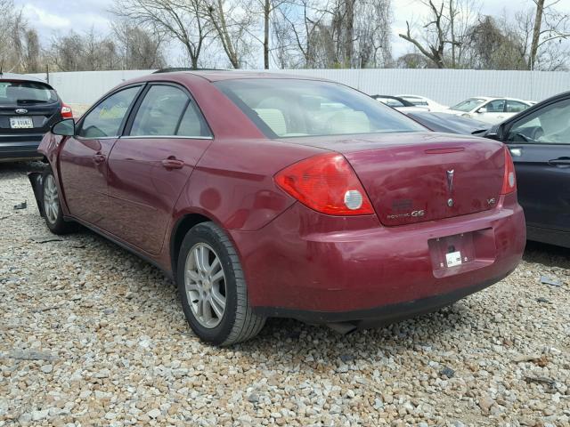 1G2ZG548354141374 - 2005 PONTIAC G6 MAROON photo 3