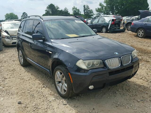 WBXPC93407WF12461 - 2007 BMW X3 3.0SI BLUE photo 1