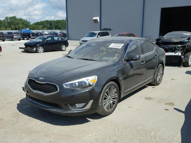 KNALN4D79E5157336 - 2014 KIA CADENZA PR BLACK photo 2