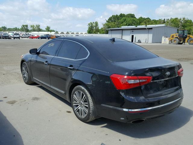 KNALN4D79E5157336 - 2014 KIA CADENZA PR BLACK photo 3