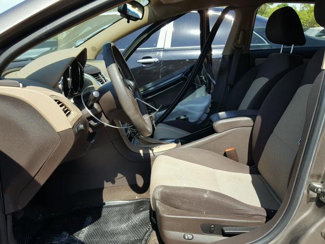 1G1ZB5EB8AF275129 - 2010 CHEVROLET MALIBU LS ყავისფერი ფოტო 5