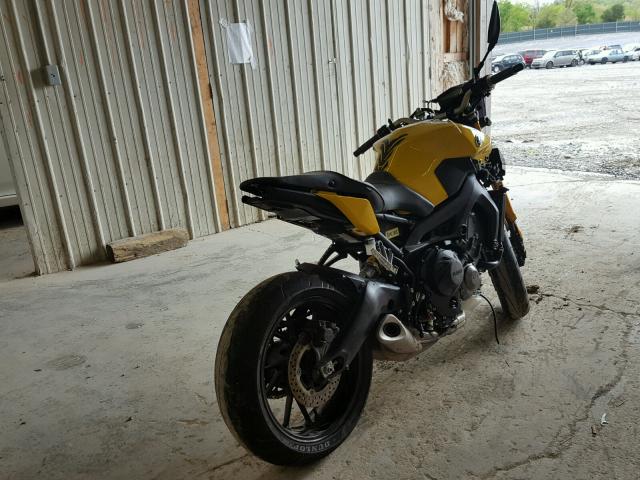 JYARN33E2FA004535 - 2015 YAMAHA FZ09 YELLOW photo 4