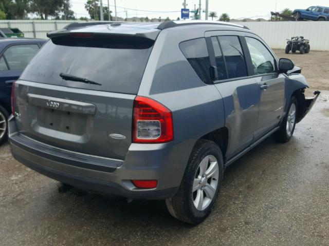 1J4NF1FB8BD263779 - 2011 JEEP COMPASS SP GRAY photo 4