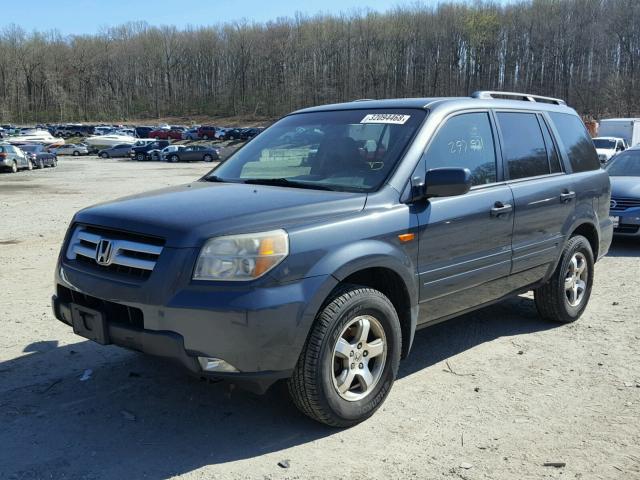 2HKYF18546H548439 - 2006 HONDA PILOT EX GRAY photo 2