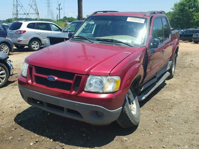 1FMZU67E53UA33486 - 2003 FORD EXPLORER S RED photo 2