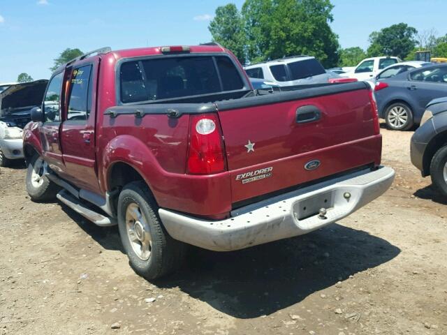 1FMZU67E53UA33486 - 2003 FORD EXPLORER S RED photo 3