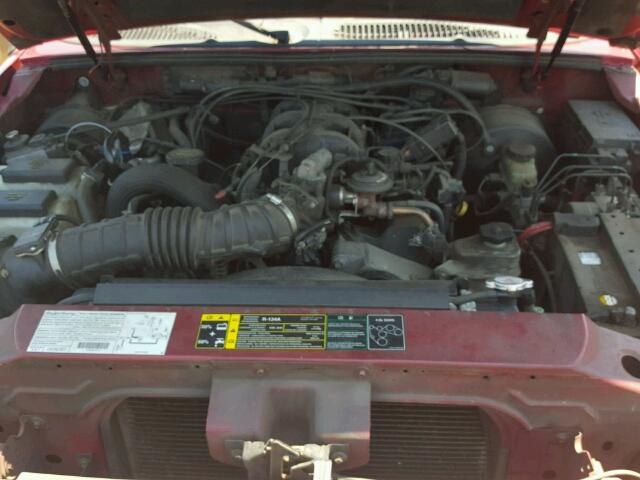 1FMZU67E53UA33486 - 2003 FORD EXPLORER S RED photo 7