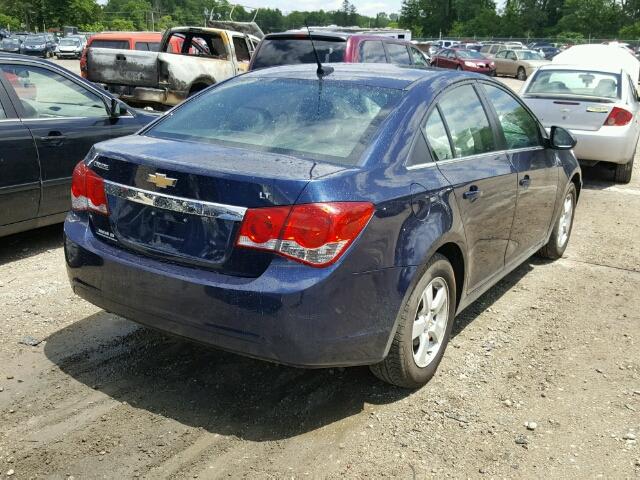 1G1PG5S97B7127320 - 2011 CHEVROLET CRUZE LT BLUE photo 4