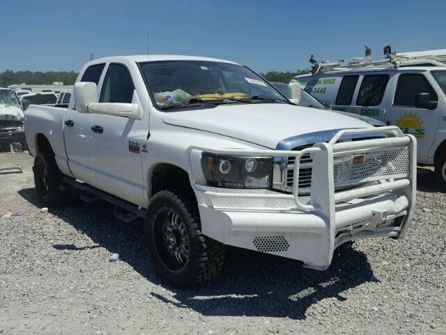 3D7KS28A28G171373 - 2008 DODGE RAM 2500 S WHITE photo 1