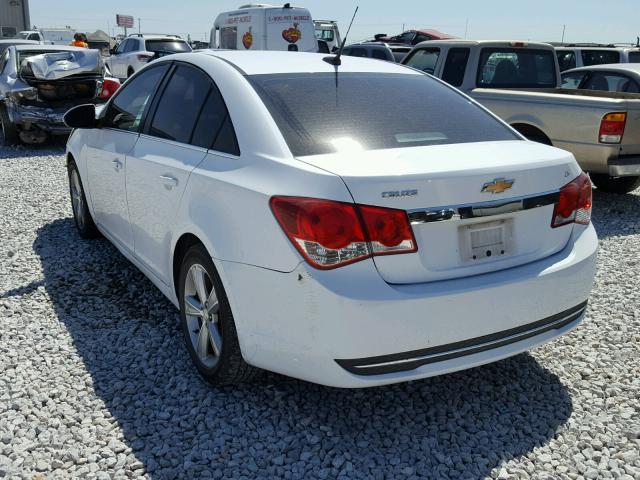 1G1PG5SC3C7383452 - 2012 CHEVROLET CRUZE LT WHITE photo 3