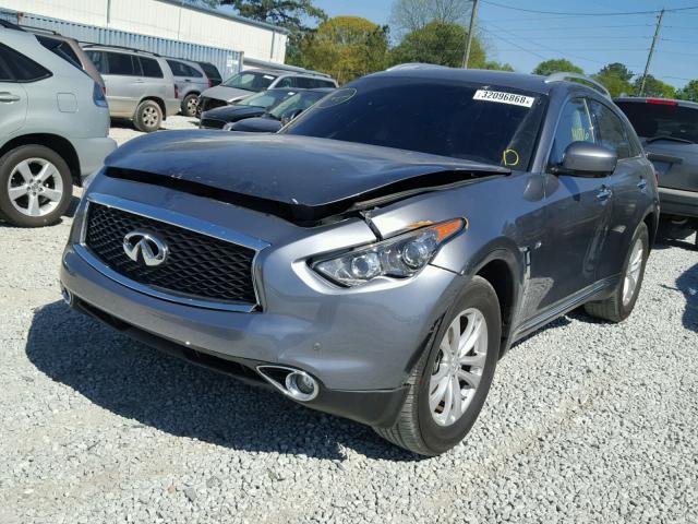 JN8CS1MW9HM413183 - 2017 INFINITI QX70 GRAY photo 2