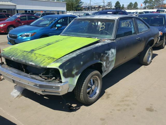 1X27D8T228693 - 1978 CHEVROLET NOVA BLACK photo 2